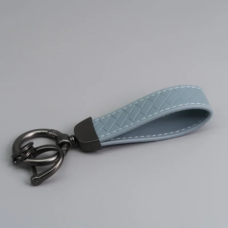 Braided Leather Key Chain
