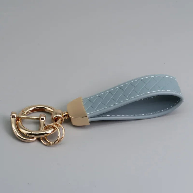 Braided Leather Key Chain