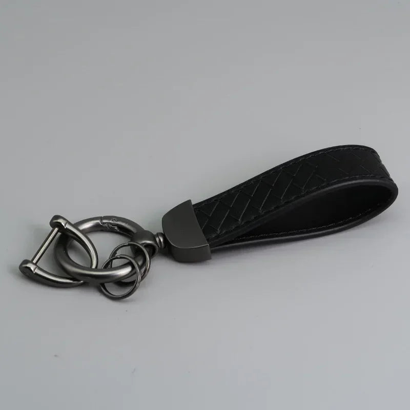 Braided Leather Key Chain