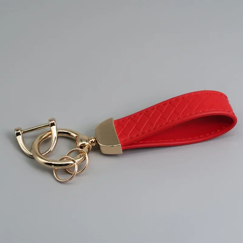 Braided Leather Key Chain