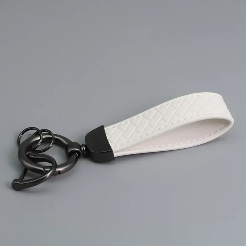 Braided Leather Key Chain