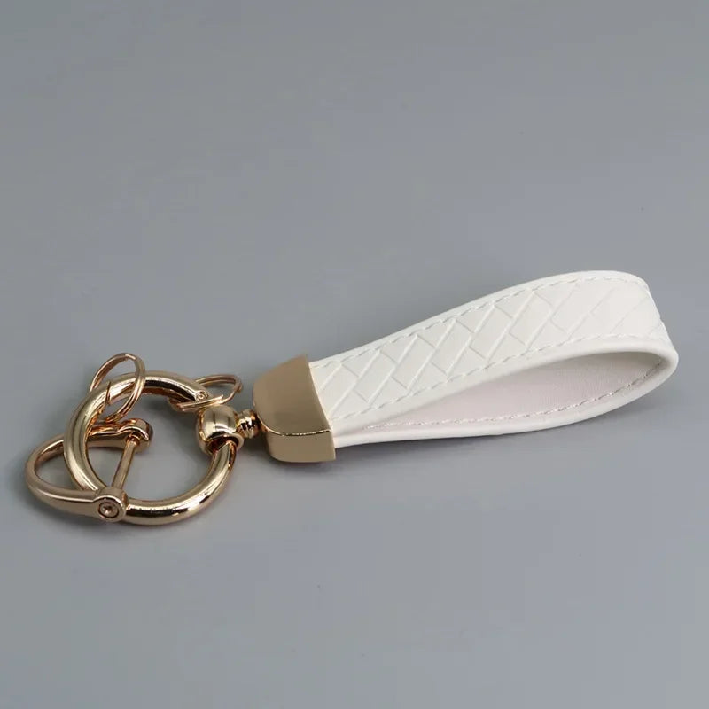 Braided Leather Key Chain