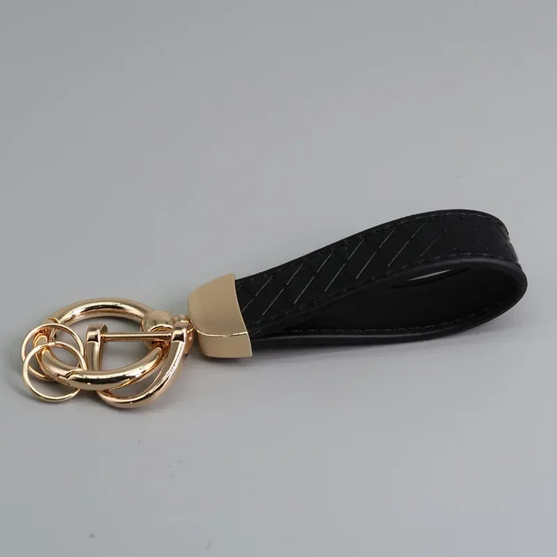 Braided Leather Key Chain