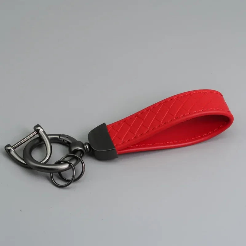 Braided Leather Key Chain