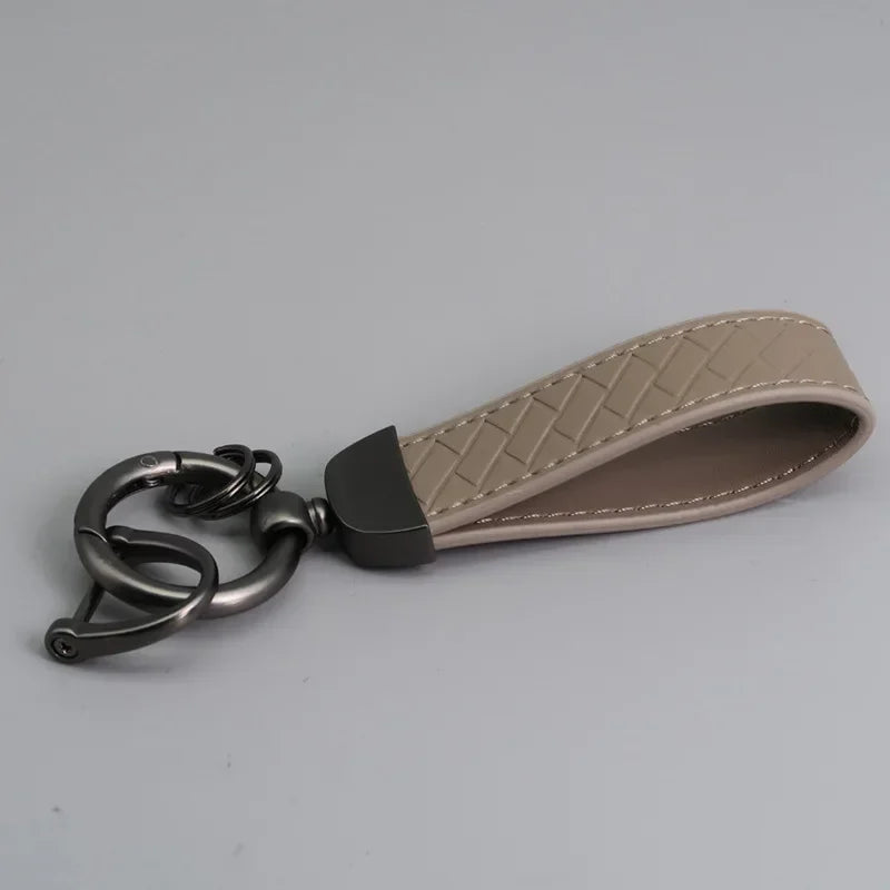 Braided Leather Key Chain